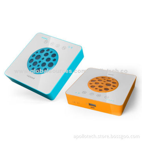 Waterproof Wireless Bluetooth Speakers, Honey-comb Design, Built-in Power Bank, 102*102*24mm, 0.26kg